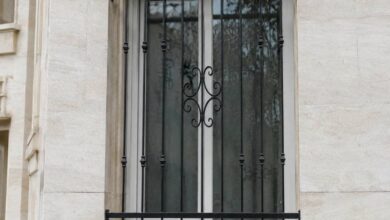 14 طرح حفاظ پنجره ویلایی نمای باغ