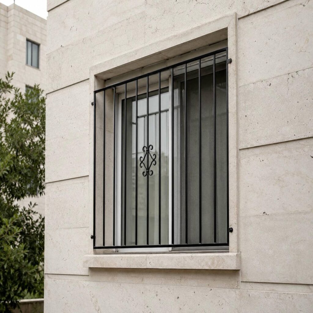 حفاظ پنجره شیک قاب دار با تولید سفارشی برای ابعاد خاص