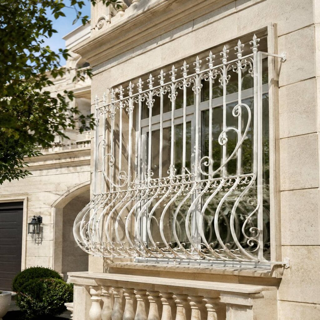 حفاظ پنجره طرح دار لیزری با ساخت اختصاصی طرح نما