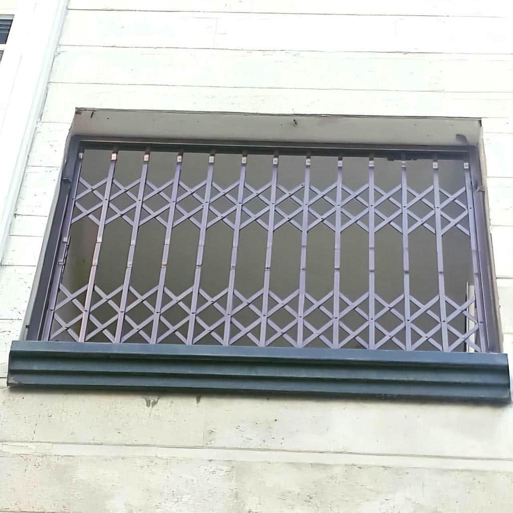 حفاظ پنجره متحرک کشویی با ریل پایین برای اجرای پایدار