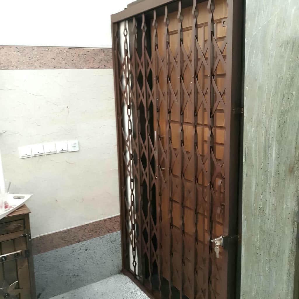 نرده آکاردئونی با پروفیل فلزی مناسب پروژه نوساز