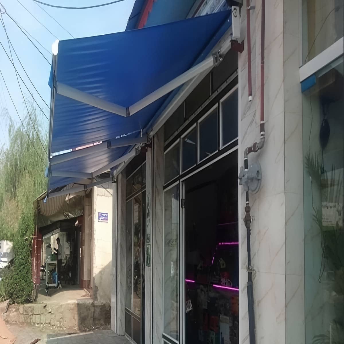 جزئیات سایبان برقی در فیروزکوه