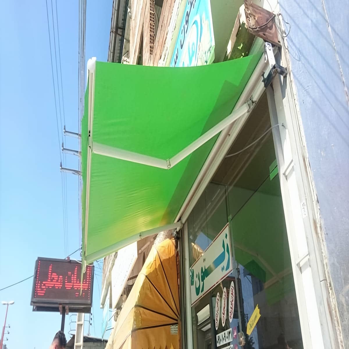 جزئیات سایبان برقی در بندرعباس
