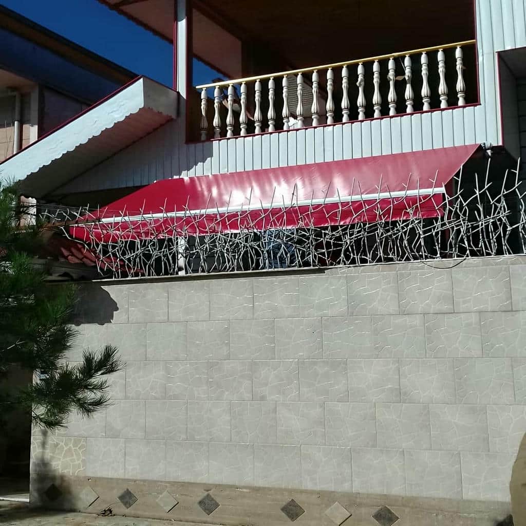 سایبان برقی مدل تاشو برای بالکن آپارتمان