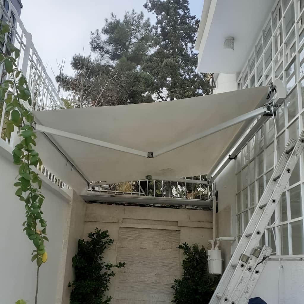 سایبان فول باکس با ابعاد سفارشی روی فضای باز