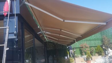 سایبان پارکینگ با سازه فلزی مناسب پوشش خودرو