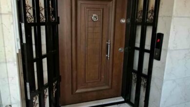 درب حفاظتی فلزی آکاردئونی