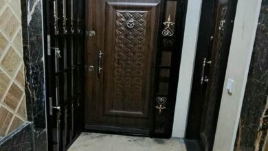 درب آکاردئونی ضد سرقت