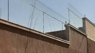 حفاظ نرده ای دیواری سر نیزه ای