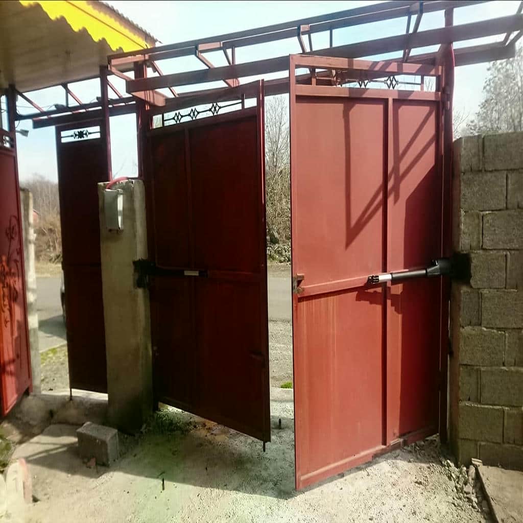 جک درب پارکینگ ریلی مناسب محیط مسکونی آرام