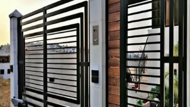 جک هیدرولیک در نمونه اجرای تخصصی درب پارکینگ