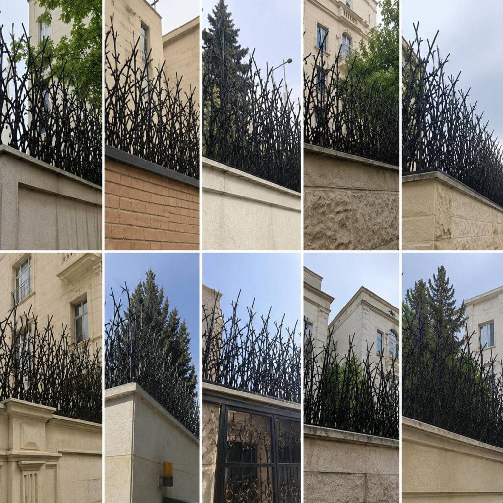 فروش حفاظ دیواری شاخ گوزنی با رنگ مشکی طلایی
