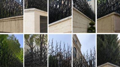 گارد محافظ شاخ گوزنی بر روی دیوار