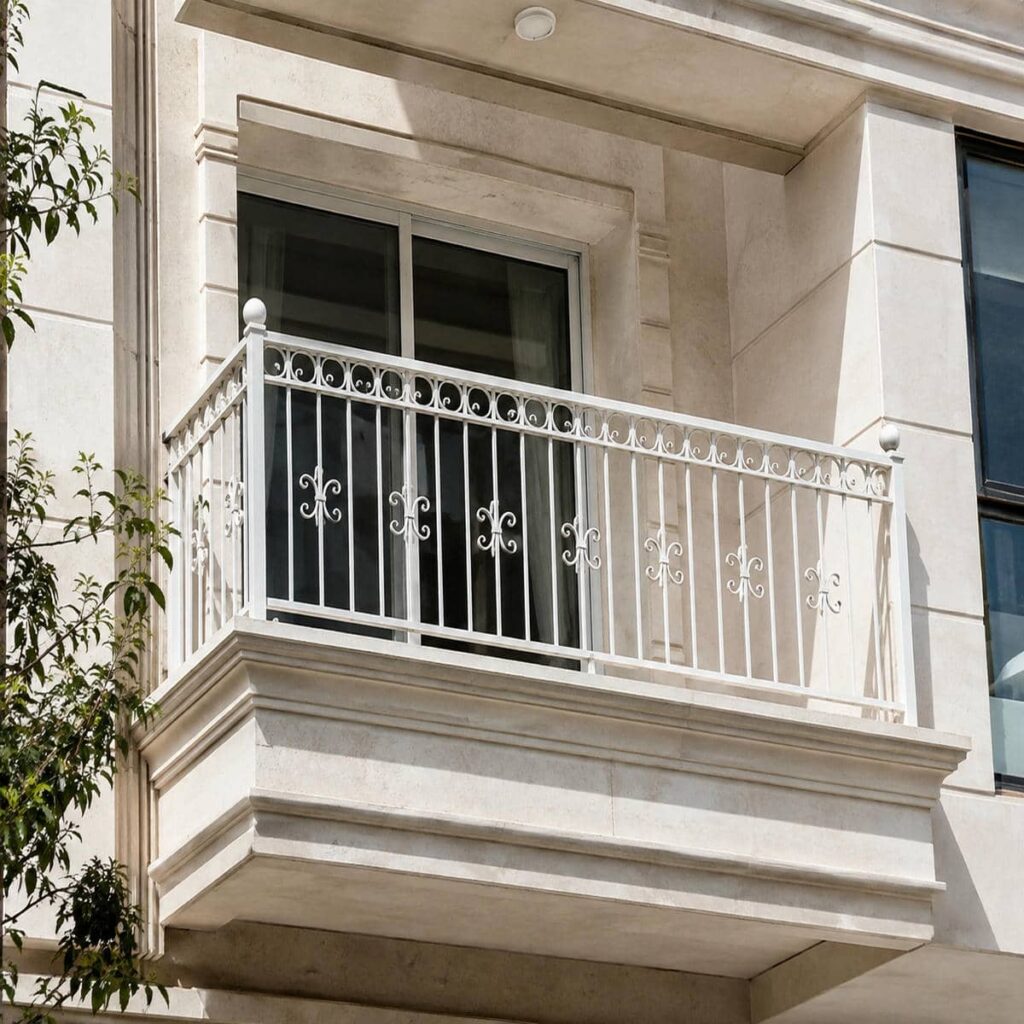 هندریل راه پله با متریال مقاوم و ظاهر منظم