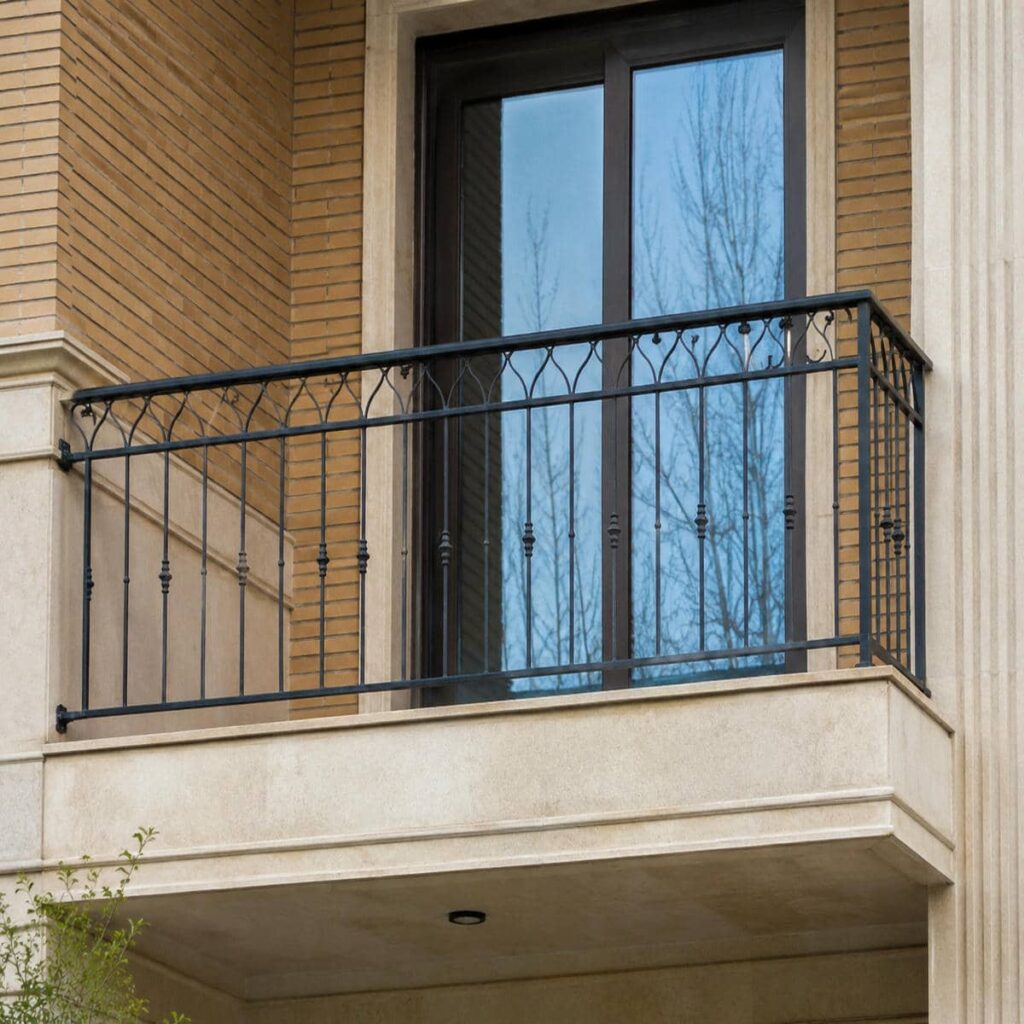 هندریل راه پله با دست انداز ساده و اجرای تخصصی