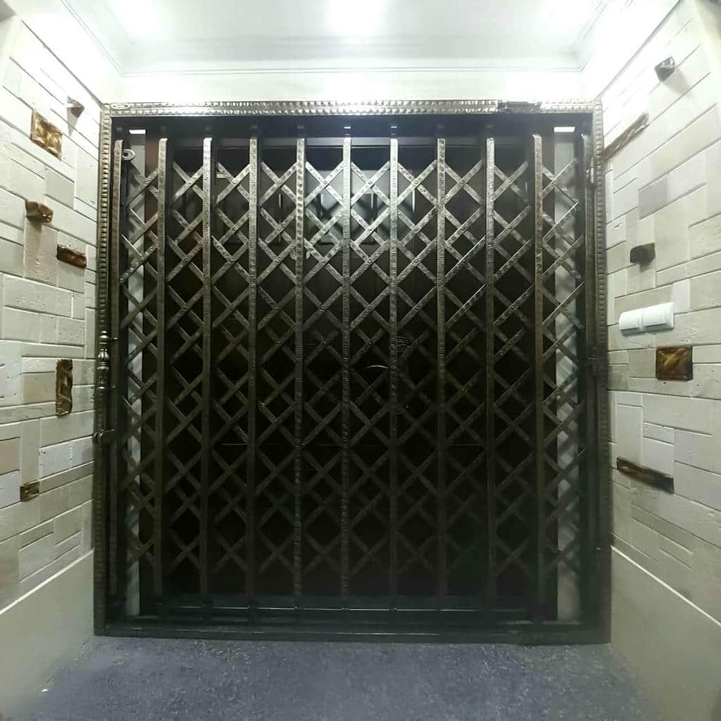 حفاظ آکاردئونی آپارتمان با طراحی تاشو