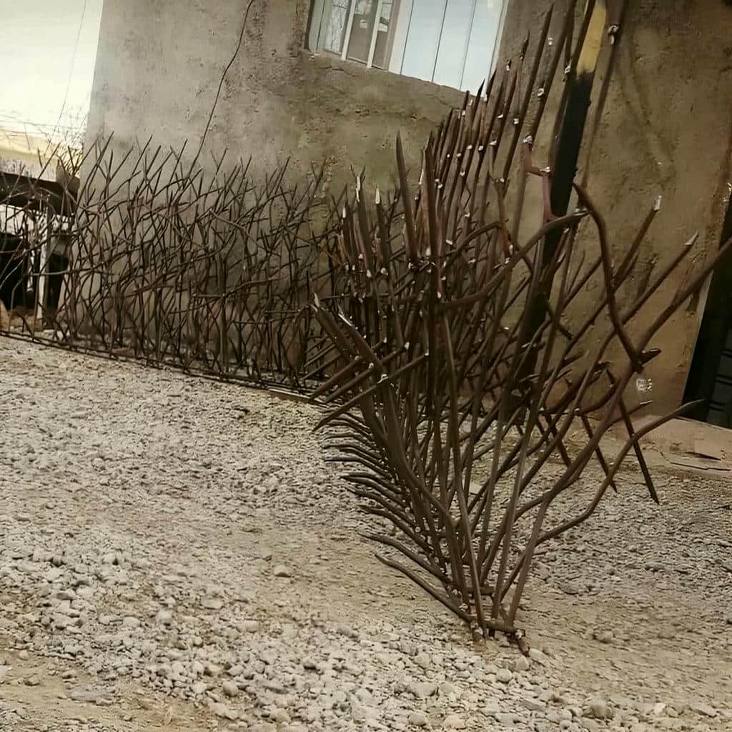 حفاظ دیوار استان سیستان و بلوچستان سرنیزه ای مشکی