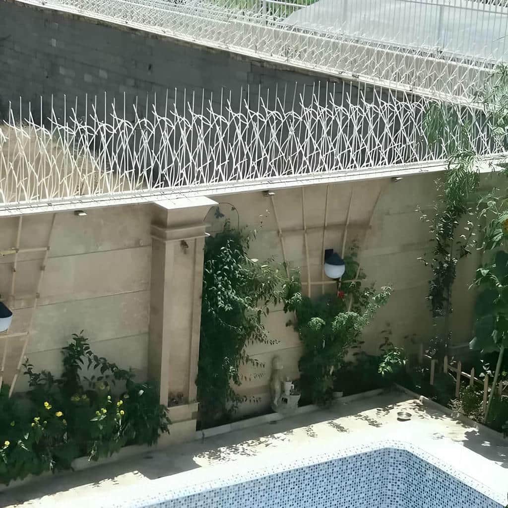 حفاظ دیوار شاخ گوزنی شیراز نمای فلزی مقاوم