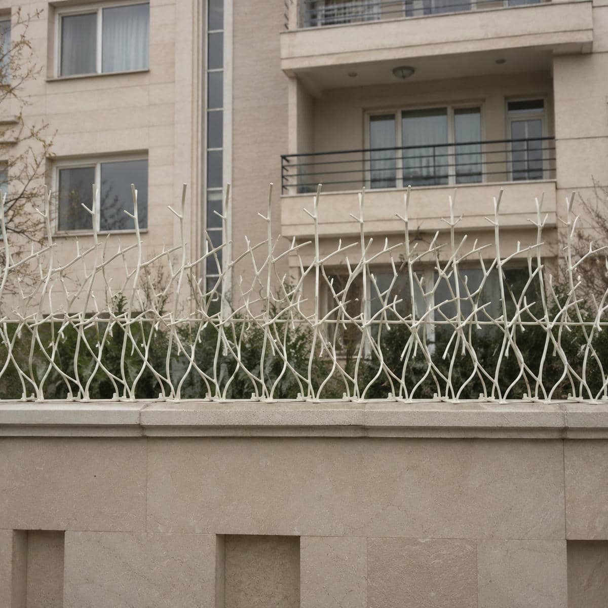 حفاظ دیوار فلزی استان ایلام با طرح شاخ گوزنی
