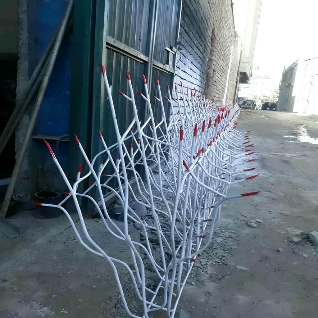 حفاظ دیوار فلزی استان مرکزی با پوشش مشکی