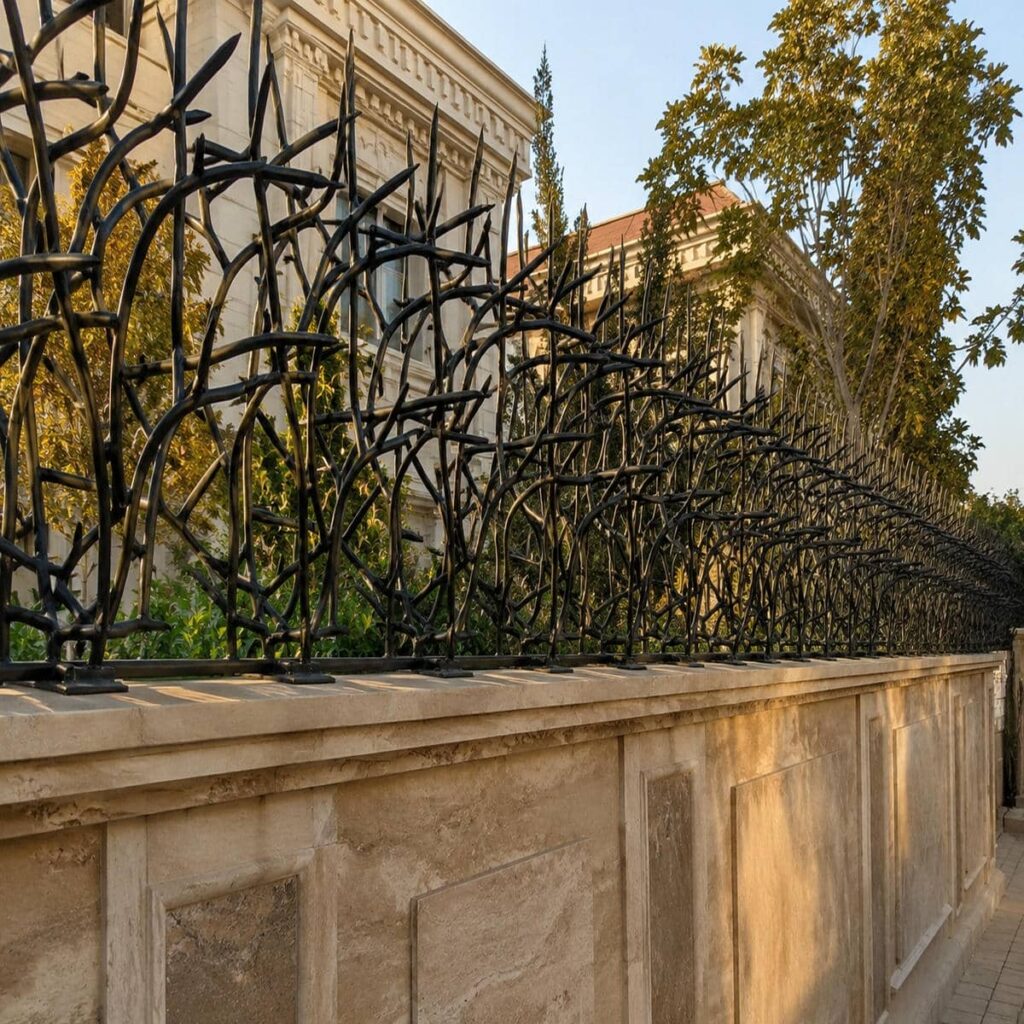 حفاظ دیوار قم در نمای ویلایی