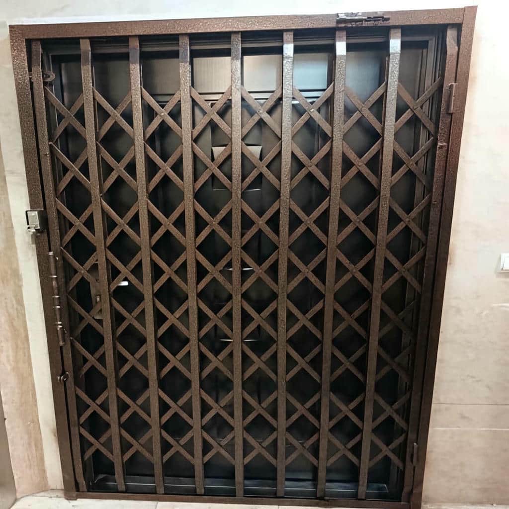 درب آکاردئونی ریلی فلزی درب آکاردئونی ریلی فلزی