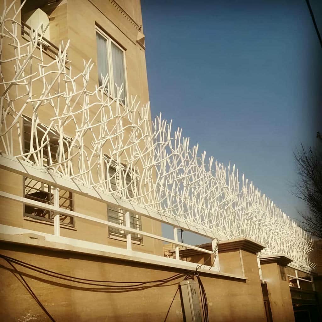مدل شاخ گوزنی فلزی برای ساختمان مسکونی