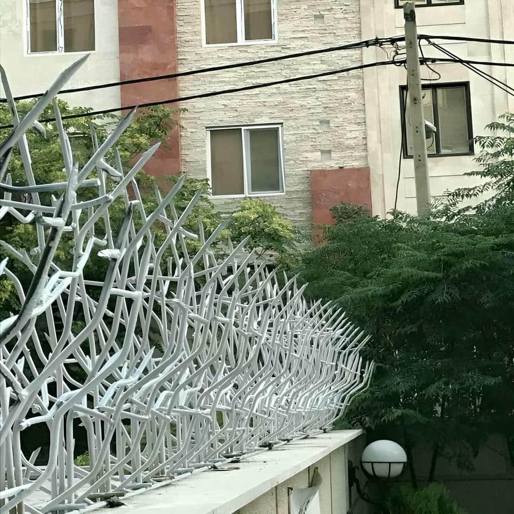 نرده حفاظ دیوار گلستان اجرای حرفه ای