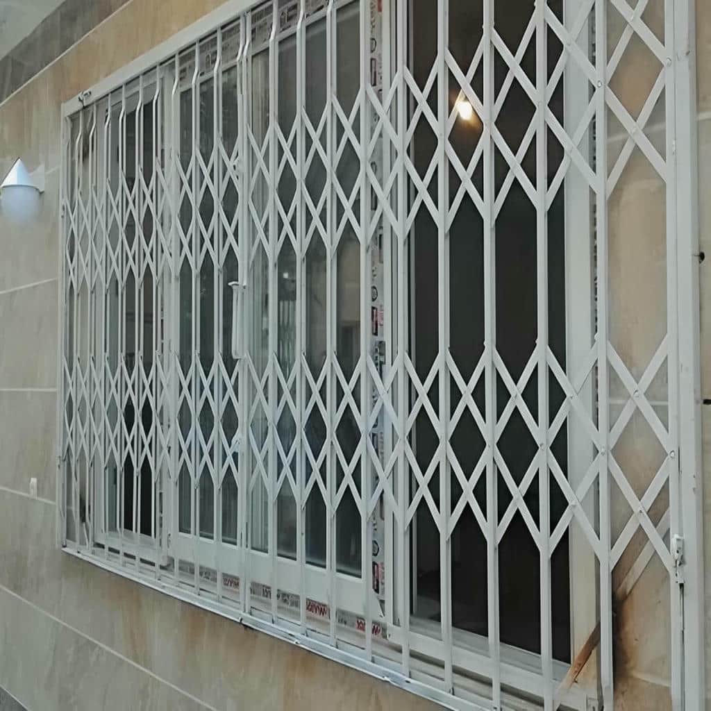 نرده پنجره آهنی استان کردستان با طرح ساده