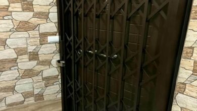 حفاظ درب آکاردئونی فلزی استان خراسان جنوبی